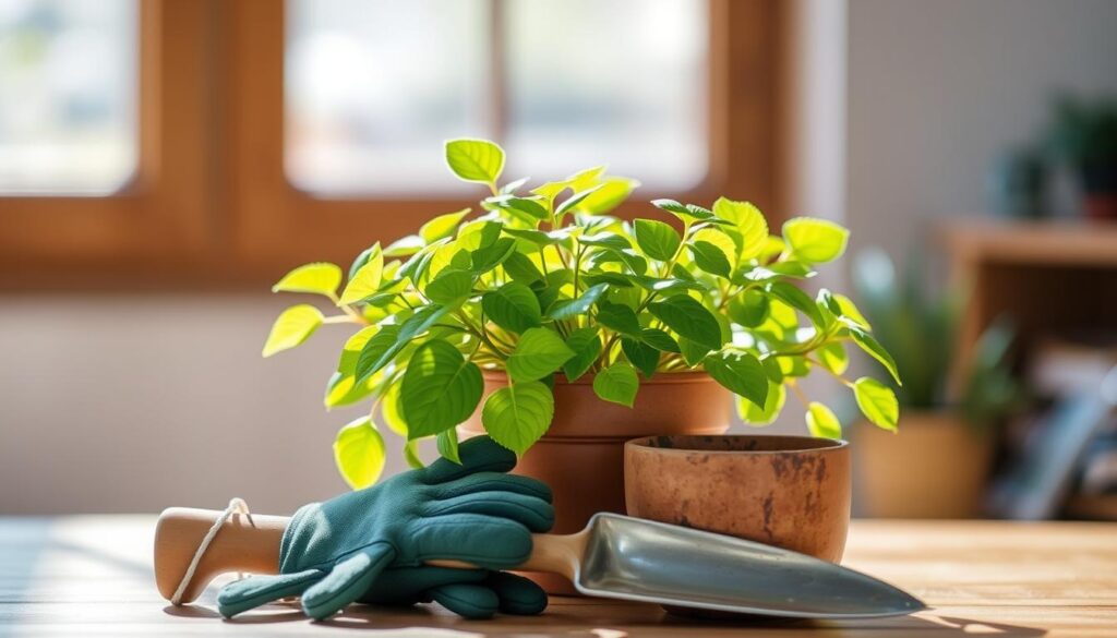 Importance of repotting in plant health