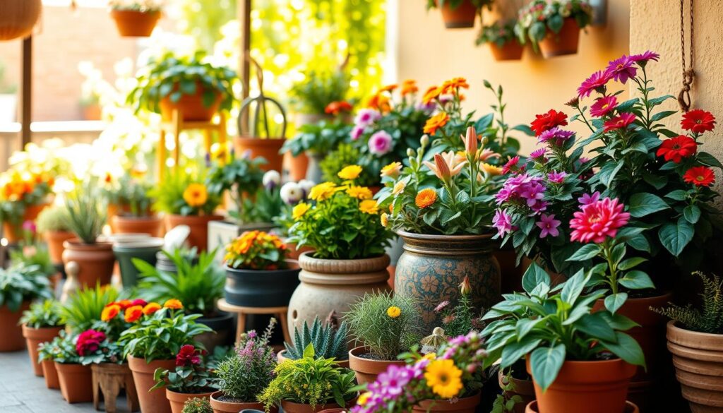 definition of container gardening