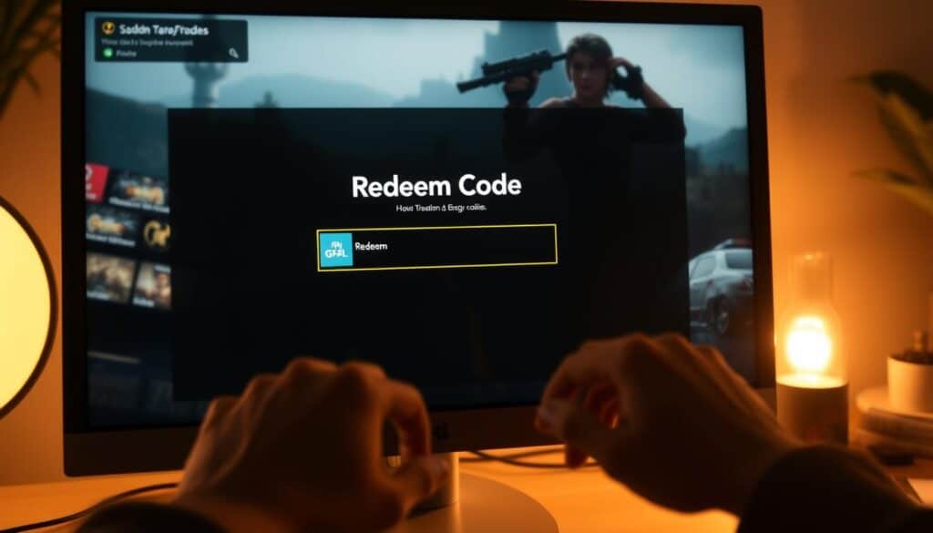 in-game code redemption