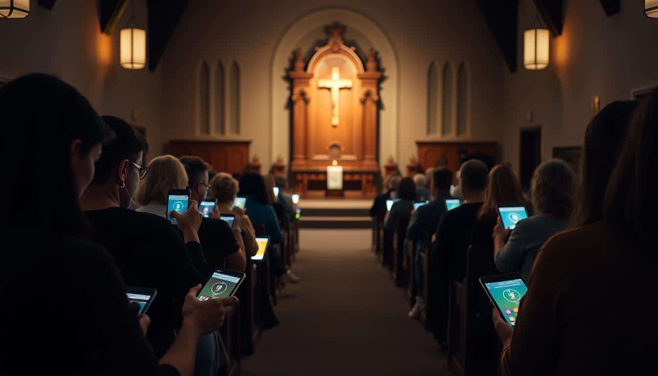 Christian music apps in worship