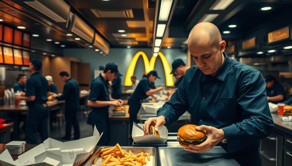working at McDonald's working at McDonald's