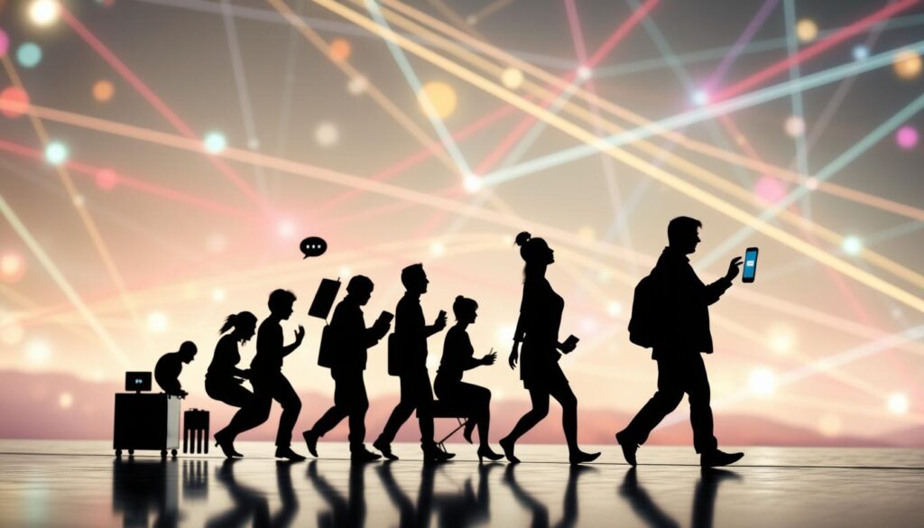 online communication evolution