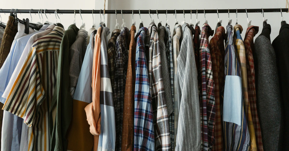 gray white and black plaid dress shirt